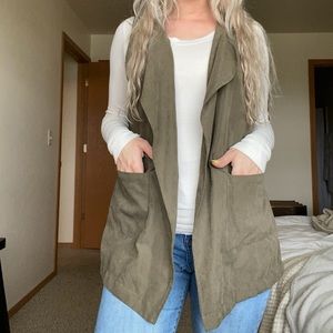 Olive Green Vest